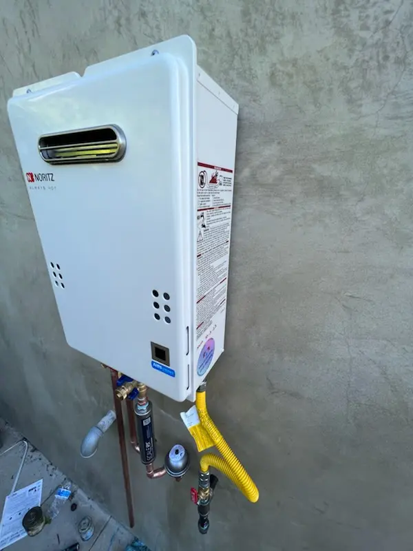 Tankless water heater installation for Medfield homes